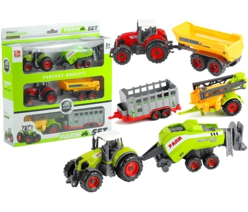 Tractor Farm Vehicles Set 6 in 1