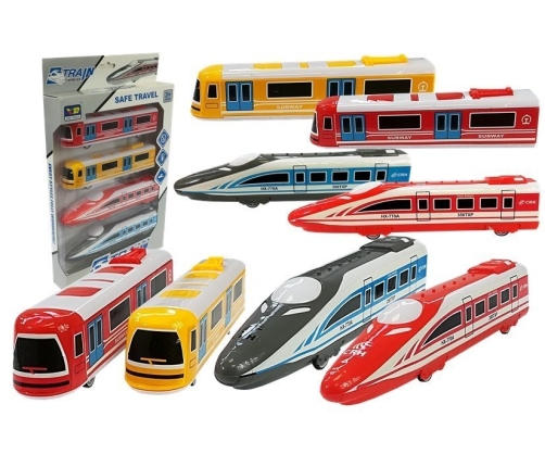 Set of Carriages Pendolino Various kinds of Train