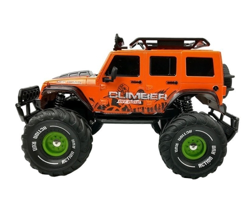 Tālvadības mašīna Off-road Jeep Orange