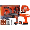 DIY Kit Drill, Jigsaw, Battery Flashlight 12 pcs.