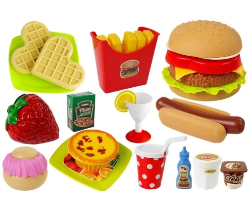 Fast Food Hamburger Set