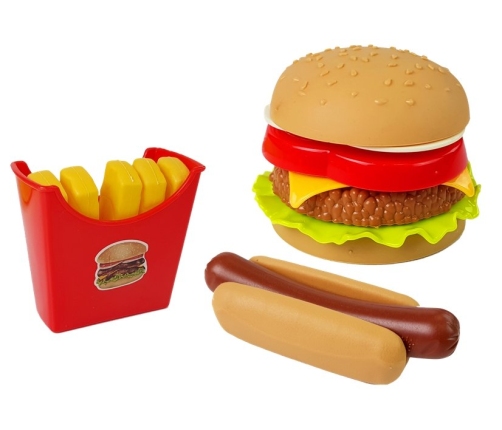 Fast Food Hamburger Set