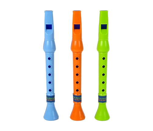 Set of Three Flutes for Children Animals