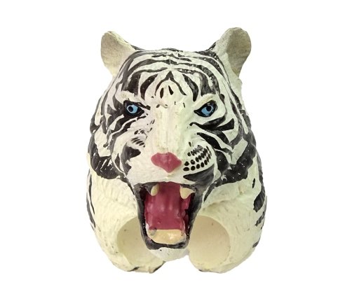 Hand Ring Educational Animals Tiger White