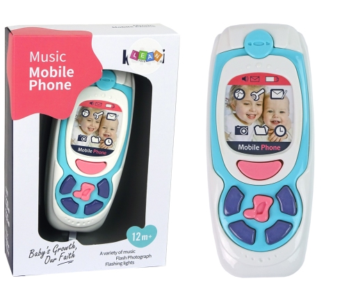 Children's Educational Mobile Phone Melody Blue