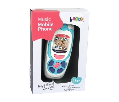 Children's Educational Mobile Phone Melody Blue