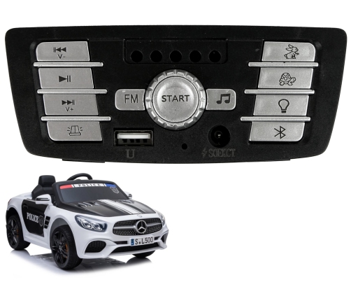 Panel muzyczny do auta Akumulator Mercedes SL500 policja