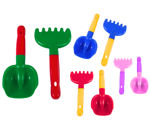 Sand Rake Set, Spatula, Two-color, 2 pcs. Mix