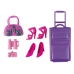 Children's Doll Long Hair Suitcase Clothes