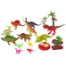 Set of Dinosaur Figures with Accessories 21 Pieces