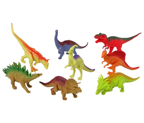 Set of Dinosaur Figures with Accessories 21 Pieces