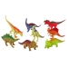 Set of Dinosaur Figures with Accessories 21 Pieces