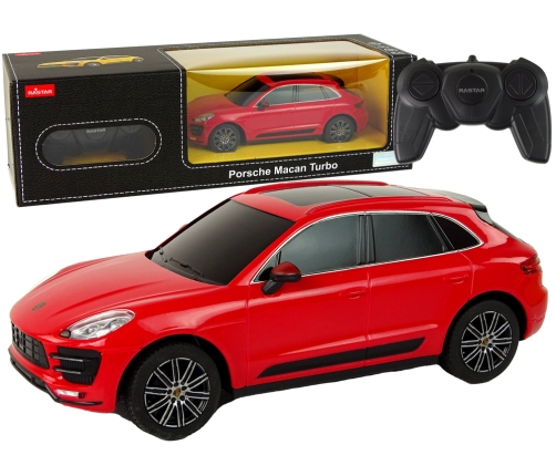 Car R/C Porsche Macan Turbo 1:24 Rastar Red