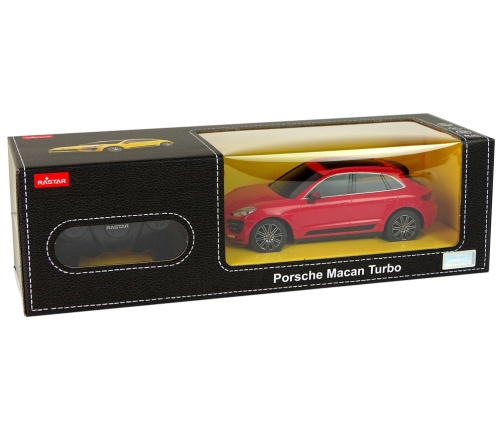 Car R/C Porsche Macan Turbo 1:24 Rastar Red