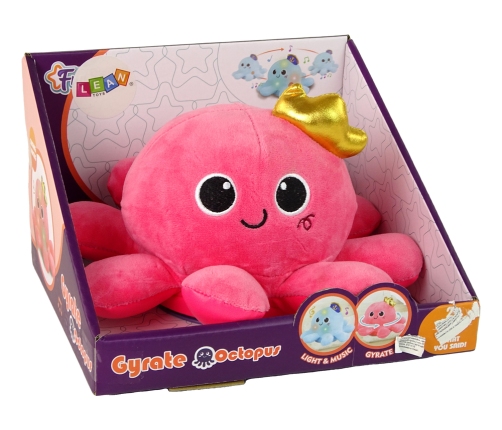 Mascot Octopus Lights Pink Sounds