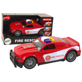 Car Fire Department 1:14 Lights Sounds Red