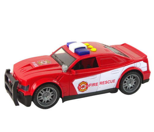 Car Fire Department 1:14 Lights Sounds Red