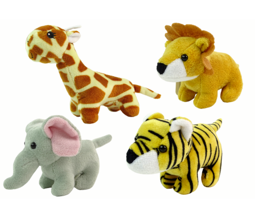 Mini Plush Animal 4 Models