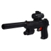 Electric Water Bullet Gun Set Black 20 meters