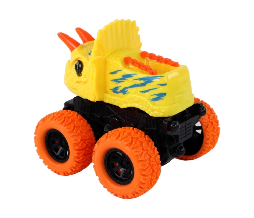 Triceratops Friction Drive Vehicle Yellow