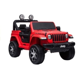 Auto na Akumulator Jeep Wrangler Rubicon Czerwony