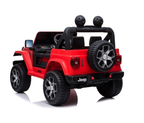 Auto na Akumulator Jeep Wrangler Rubicon Czerwony