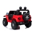 Auto na Akumulator Jeep Wrangler Rubicon Czerwony