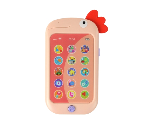 Educational Phone Learning English Pink Chicken