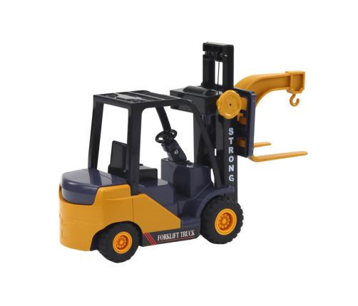 Forklift With Hook Adjustable Friction Drive Yellow