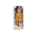 Doll Yellow Dress Brown Hair Large Doll 33cm