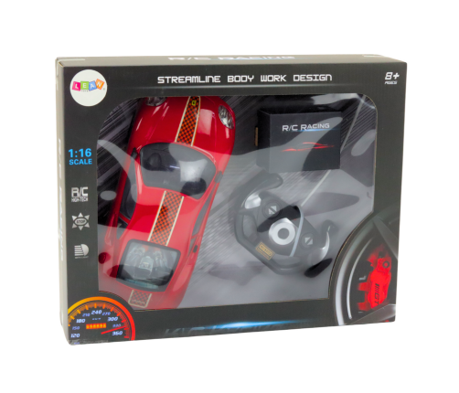 Remote Control Sports Car 1:16 R/C Red