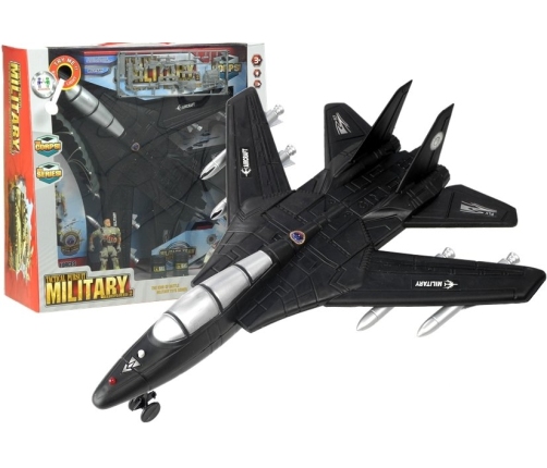 Jet Fighter Military Aircraft with Sounds & Lights