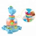 Hippopotamus Spinning Top With Balls For Babies Blue