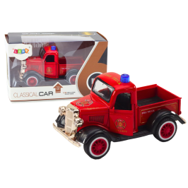 Classic Fire Truck 1:36 Drive Lights Sounds Red