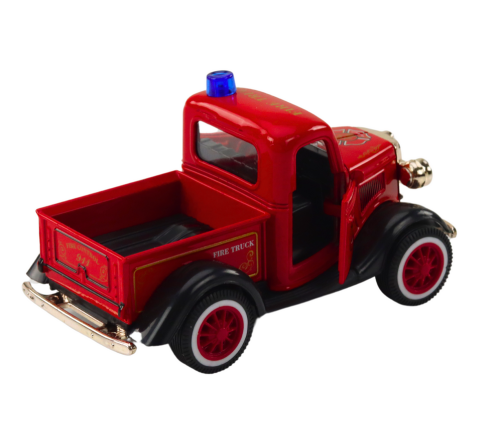 Classic Fire Truck 1:36 Drive Lights Sounds Red