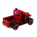 Classic Fire Truck 1:36 Drive Lights Sounds Red