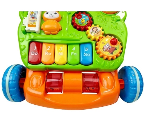 Educational Pusher for Babies with piano