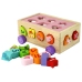 Wooden Sorter on Wheels Educational Shapes Geometric Figures