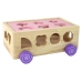 Wooden Sorter on Wheels Educational Shapes Geometric Figures