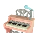 Electric Pink Organ Pianino with Chair 25 Keys