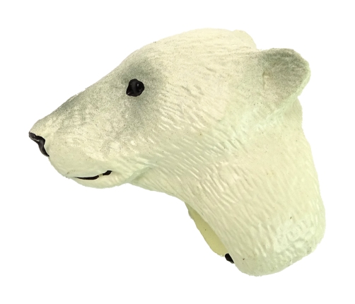 Hand Ring Educational Animals Bear White