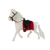 White Horse Saddle Farm figurine