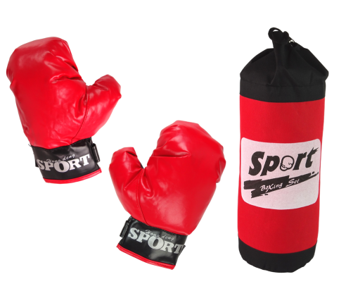 Boxing Set  Sack + Velcro gloves