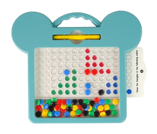 Magnetic Board Shapes Pictures Beads Drawing Cards