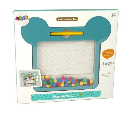 Magnetic Board Shapes Pictures Beads Drawing Cards