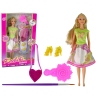 Doll Long Hair Painting Dress