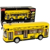 Yellow City Bus With Friction Drive 1:18