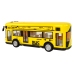 Yellow City Bus With Friction Drive 1:18