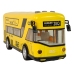 Yellow City Bus With Friction Drive 1:18