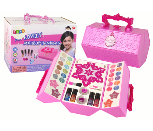 Makeup Bag Set Pink Eyeshadows.